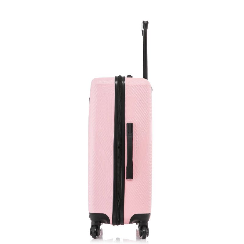 DUKAP Discovery Lightweight Hardside Large Checked Spinner Suitcase - Pink, 6 of 12