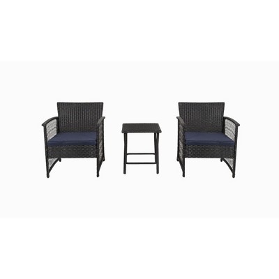 WestinTrends  3-Piece Outdoor Patio Conversation Set