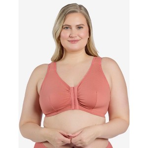 Leading Lady The Meryl - Cotton Front-Closure Comfort & Sleep Bra - 1 of 4