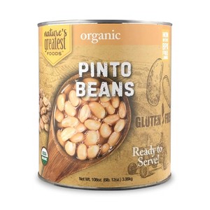 Nature's Greatest Foods Pinto Beans Organic - Case of 6 - 108 oz - 1 of 4