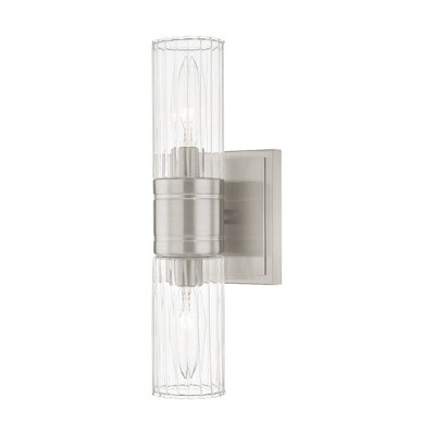 Livex Lighting Midtown 2 - Light Vanity in  Brushed Nickel