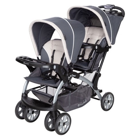 Double stroller hot sale with storage