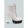 Stopper Cushion Collared Lace Up Boots Women - 2 of 4
