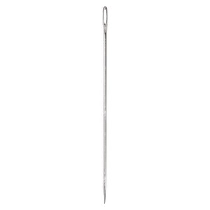 Unique Bargains Stainless Steel Large Eye Straight Embroidery Hand Sewing Needle - 1 of 4