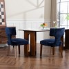 Set of 2 Upholstered Dining Chairs with Rubber Wood Legs, Modern Armless Accent Chairs for Dining Room, Living Room, or Kitchen-Tanpinhause - 2 of 4