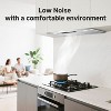 Range Hood Insert 30 In with Stainless Steel Baffle Filters & 2 Charcoal Filter, 750CFM Kitchen Vent Hood with 3 Speed Fan, 6 in Aluminum Duct - 4 of 4