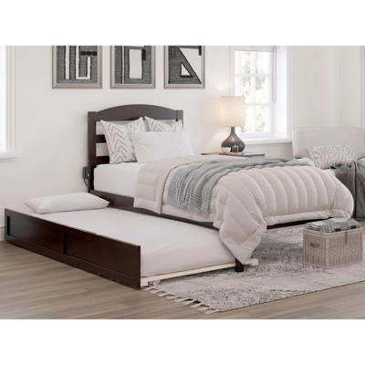 AFI Furnishings Warren Platform Bed T with T Trundle ES