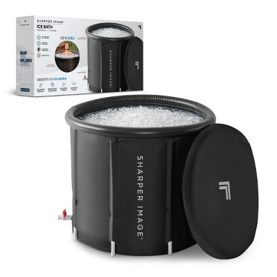 Sharper Image Portable Ice Bath 31.5"x29.5" Oval Plunge Pool