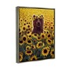 Stupell Industries Happy Bear Sunflower FieldFloater Canvas Wall Art - 3 of 4