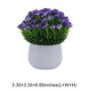 Unique Bargains Artificial Plants Scandinavian-style Plastic 3.35"x3.35"x6.69" 1 Pc - 3 of 4