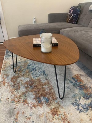 Ouseburn Coffee Table, Low - Choice Of Hairpin Legs