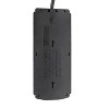 Tripp Lite Protect It!® 1,200-Joules Surge Protector, 8 Outlets plus 2 USB Ports, 8-Ft. Cord, with Telephone/Modem Protection, TLP88TUSBB in Black - 4 of 4