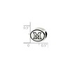 Black Bow Jewelry Sterling Silver Miami of Ohio Collegiate Bead Charm - 3 of 4