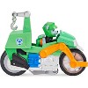 PAW Patrol Moto Pups Rocky's Deluxe Pull-Back Motorcycle Vehicle with Wheelie Feature & Toy Figure, Kids Toys for Ages 3 & Up - 4 of 4