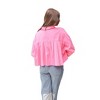 Women's Feelin' Fun Cropped Button Down Top - Main Strip - 2 of 4