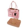 McKleinUSA VERONA Womens Laptop Briefcase Career Pink Top Grain Cowhide Leather Checkpoint Friendly Travel Bag : McKleinUSA - 2 of 3