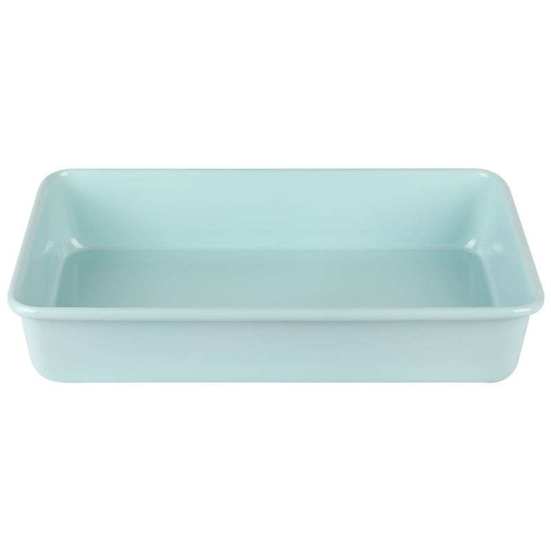 Martha Stewart Everyday 9in x 13in Carbon Steel Nonstick Rectangular Baking Pan in Turquoise, 5 of 6