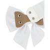 Elerevyo Women's Dress Elastic Waistband Versatile Belts Wide Bow Tie Belt - 2 of 4