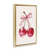 Stupell Industries Mod Cherries Tied in Bow, 25" x 17" - 3 of 4