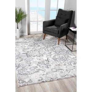 Rug Branch Modern Scandinavian Floral Indoor Rug - 1 of 4
