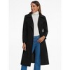 Allegra K Women's Collar Fashion Pockets Zip Winter Warm Long Trench Coats - 2 of 4