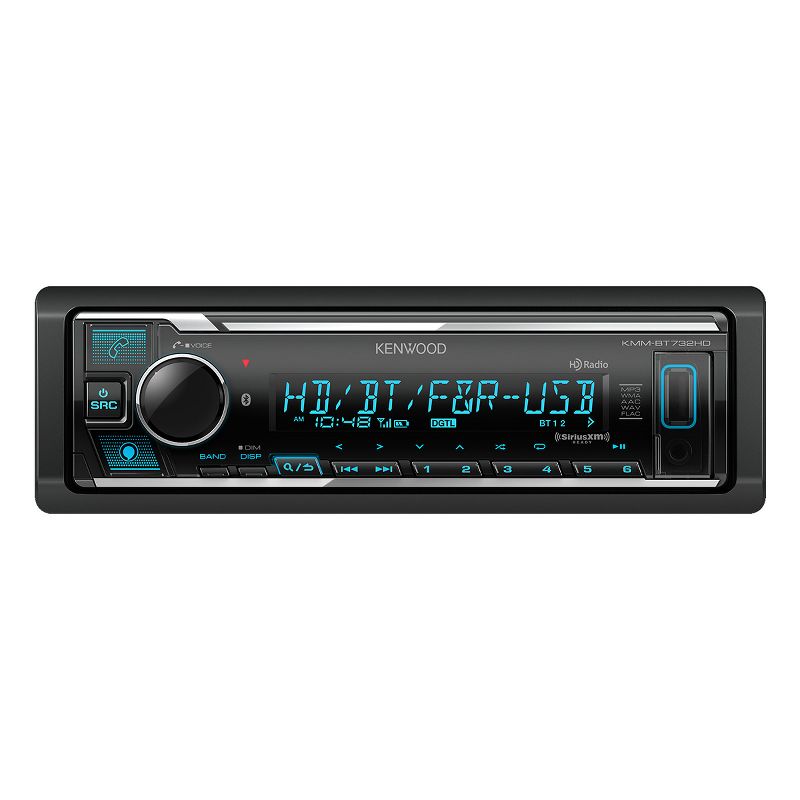 Kenwood KMM-BT732HD Digital Media Receiver with Bluetooth, HD Radio, & Alexa Built-In, 1 of 7