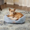 TOWN & COUNTRY EVERYDAY CuddleTown Faux Linen Comfy Cozy Cuddler Pet Bed - 2 of 4