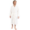 Leveret Mens Fleece Robe - 2 of 3