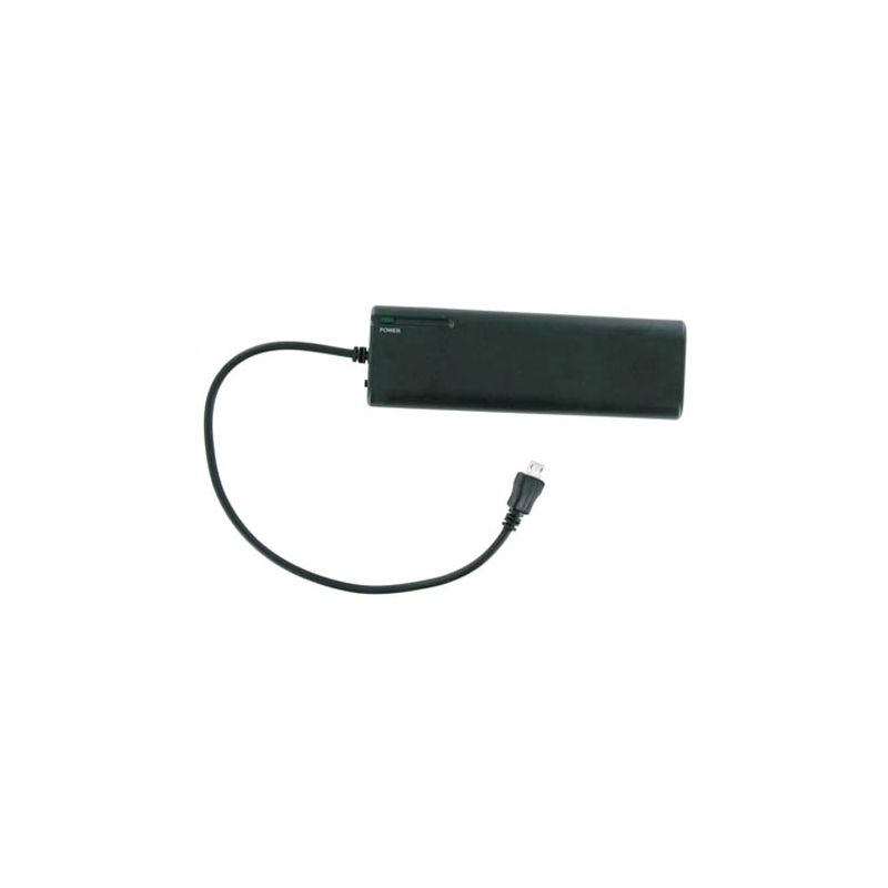 Unlimited Cellular MicroUSB Battery Extender / Back-Up Charger for Sony eReader PRS-T1, Kobo Touch (Black) - SC-K2B, 1 of 2