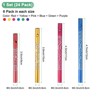Unique Bargains Aluminum Durable DIY Craft Wind Chime Tubes 4 Sizes 6 Colors 24 Pcs - 3 of 4