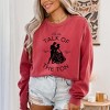 Simply Sage Market Women's Garment Dyed Graphic Sweatshirt Talk of The Ton - 2 of 3