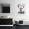Stupell Industries Deer in Bubble Bath Canvas Wall Art - 2 of 4