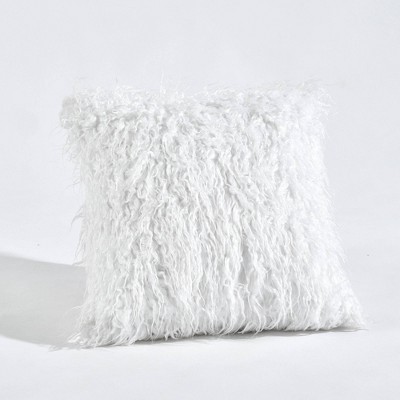 Luca Throw Pillow White - Lush Décor