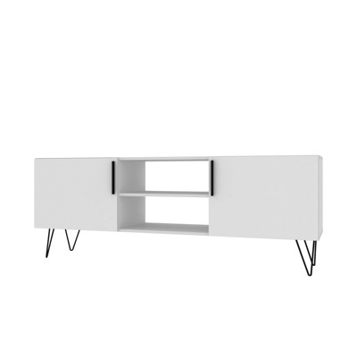 Nolita TV Stand for TVs up to 60" White - Manhattan Comfort