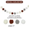 Unique Bargains Party Decorative Polyester Yarn Pom Pom Ball Garlands 6.5 Feet 2 Pcs - 2 of 4
