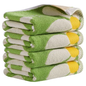 REGALWOVEN Bathroom Pure Cotton Soft Absorbent Floral Pattern Hand Towels 13 x 29 Inch - 1 of 4