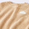Baby Boys' 2pc Cloud Sweater Top and Modal Ribbed Leggings Set - Cloud Island™ Brown - 3 of 4