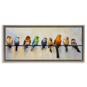 Stupell Industries Modern Birds Perched, 25" x 11" - 1 of 4