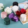Unique Bargains Velvet Octagon Wedding Ring Jewelry Gift Display Holder Box - 3 of 4