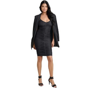 VENUS Womens Ruched Mini Dress - 1 of 4