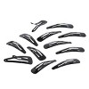 scünci Metal Hair Snap Clips - Black - All Hair - 12pcs - 3 of 4