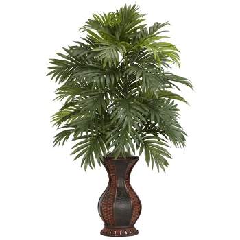 Nearly Natural Areca Palm w/Urn Silk Plant