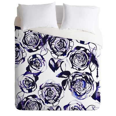 88 x 88, Kess InHouse Vasare NAR Keepin It Classy Purple Featherweight Queen Duvet Cover 88 x 88, Kess InHouse Vasare NAR Keepin It Classy Purple Featherweight Queen Duvet Cover