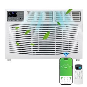 Winado 12000 BTU Wi-Fi Connected Window Air Conditioner with Remote - 1 of 4