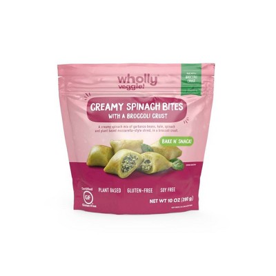 Wholly Veggie! Gluten Free Frozen Creamy Spinach Bites - 10oz