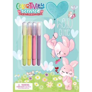 Hello, Cutie - (Color & Activity with Twistable Crayons) by  Editors of Dreamtivity (Paperback)
