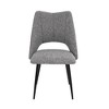 Lyngins Set of 4 Soft Pack Dining Chairs with Metal Legs, High Rebound Foam Cushions, Adjustable Feet, Modern Living Room Chair, Easy Assembly - 4 of 4