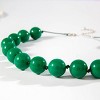 Adjustable Bohemian Beaded Necklace - Handmade Colorful Resin Choker for Women, Men, Festival Gift - 3 of 4