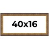 PosterPalooza | Panoramic Museum Gold Picture Frame - UV Acrylic, Foam Board Backing, Hanging Hardware - 2 of 4