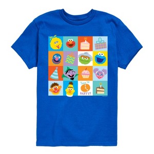 Boys' - Sesame Street - Birthday Time To Party Short Sleeve Graphic T-Shirt - 1 of 4